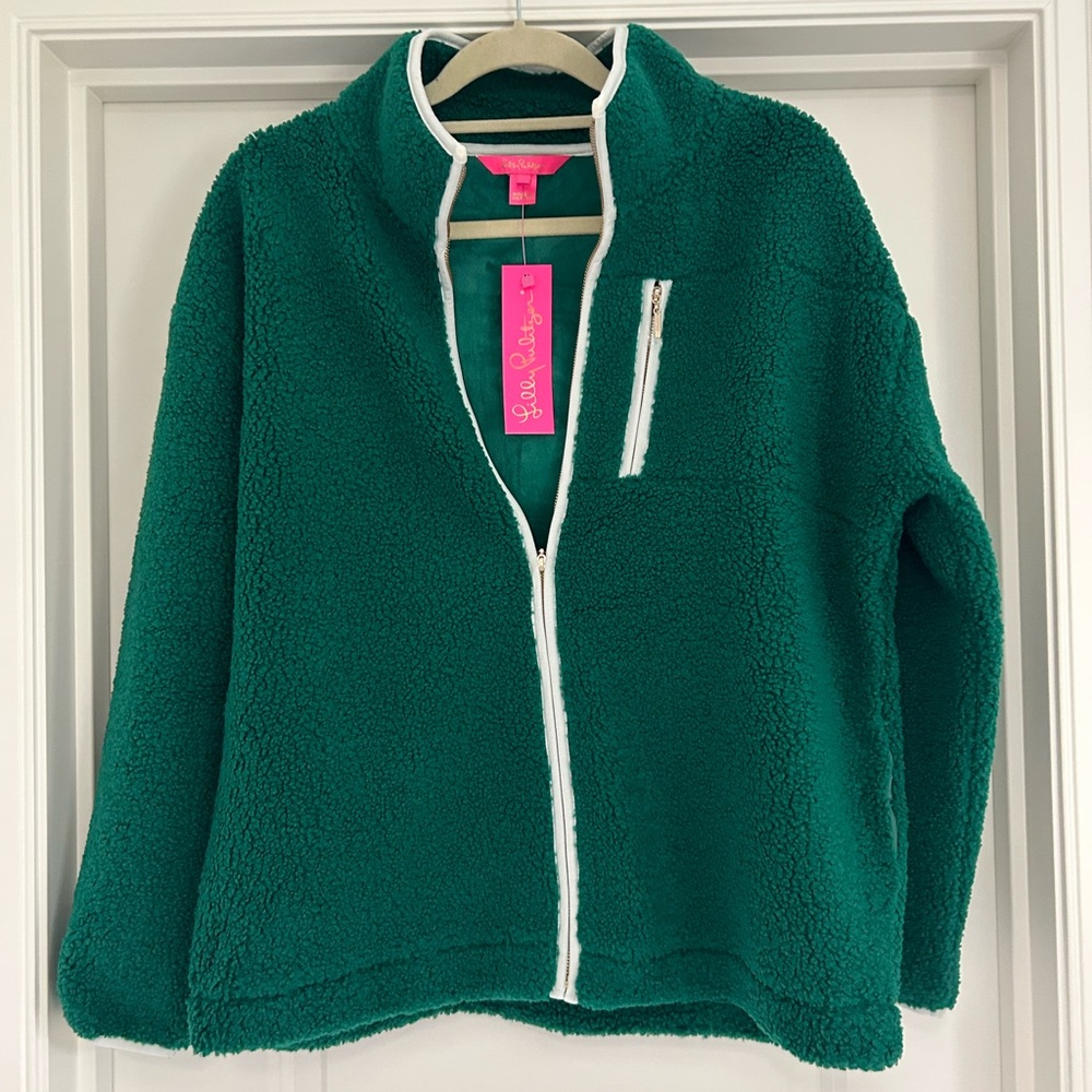 Lilly Pulitzer green Fleece Jacket